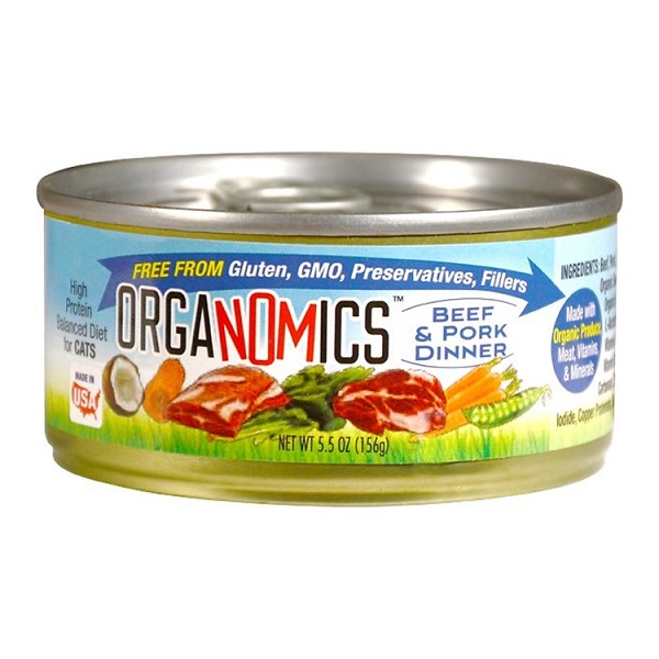 OrgaNOMics Beef & Pork Dinner Organic Pate Wet Cat Food - 5.5oz