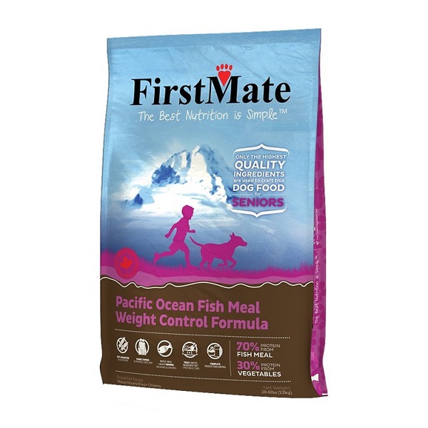 FirstMate Pacific Ocean Fish Meal & Weight Management Formula Senior Dog Food