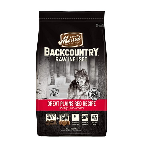 Merrick Backcountry Raw Infused Great Plains Red Recipe Grain-Free Dog Food