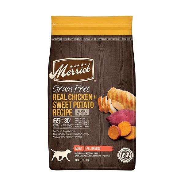 Merrick Real Chicken & Sweet Potato Recipe Grain-Free Adult Dog Food