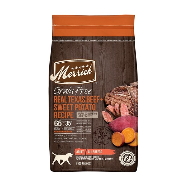 Merrick Real Texas Beef & Sweet Potato Recipe Grain-Free Adult Dog Food