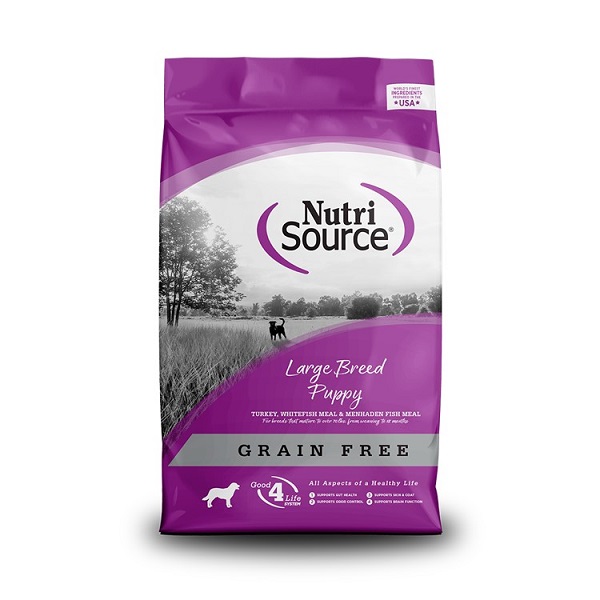 NutriSource Turkey & Fish Meal Large Breed Grain Free Puppy Food
