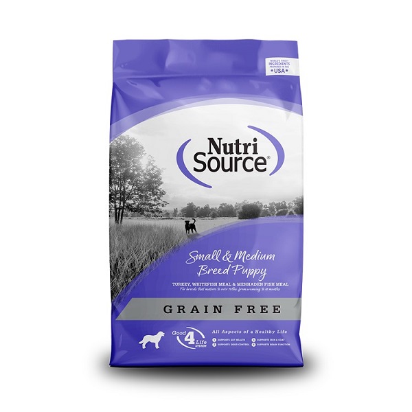 NutriSource Turkey & Fish Meal Small/Medium Breed Grain Free Puppy Food