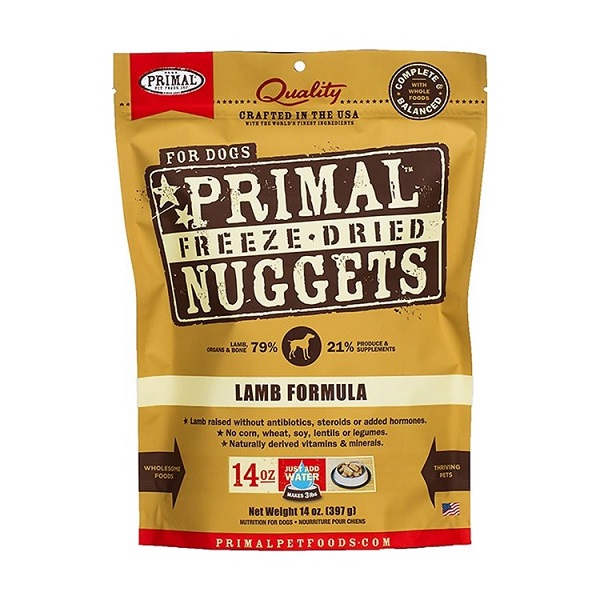 PRIMAL Nuggets Freeze-Dried Lamb Formula Dog Food