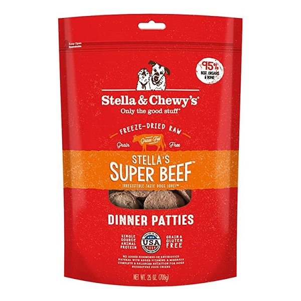 Stella & Chewy's Super Beef Patties Freeze-Dried Dog Food
