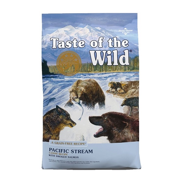 Taste of the Wild Pacific Stream Canine Recipe w/Smoked Salmon Grain-Free Dry Dog Food 