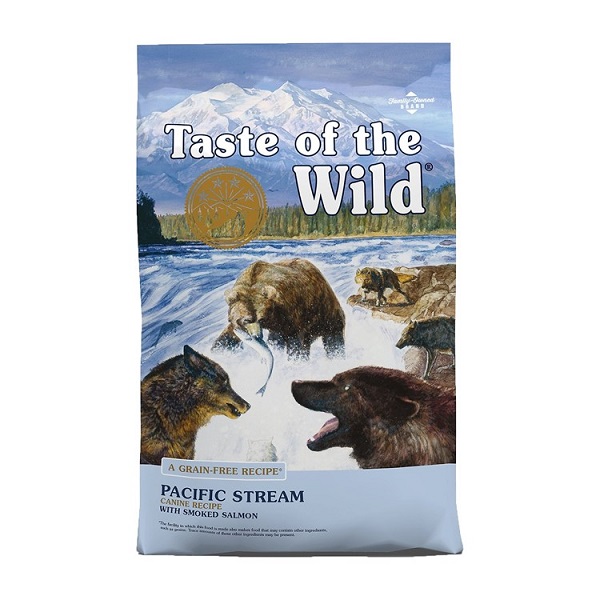 Taste of the Wild Pacific Stream Canine Recipe w/Smoked Salmon Grain-Free Dry Dog Food 
