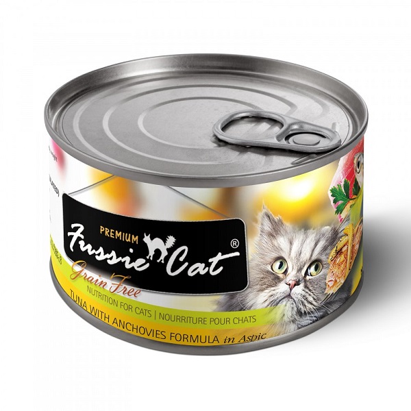 Fussie Cat Premium Tuna with Anchovies Canned Cat Food - 5.5oz