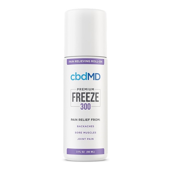 cbdMD Freeze Premium Pain Relief Roll-On - 300mg (3oz)